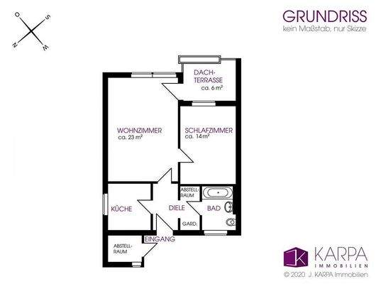 Grundris Wohnung 6
