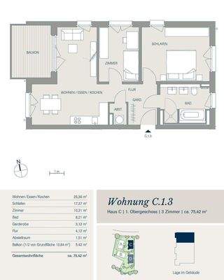 Die Wohnung D 1.3 