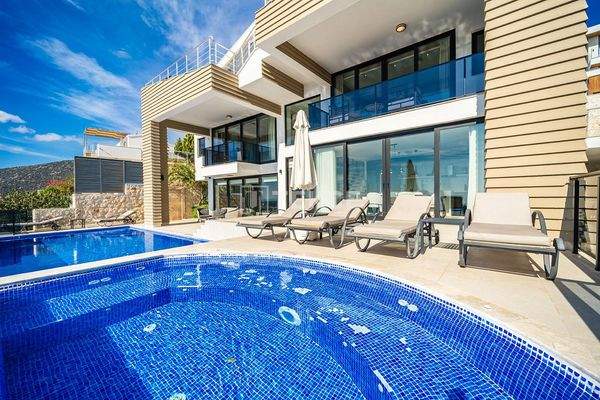 Luxury Sea View Property with Pool in Kalkan Kaş