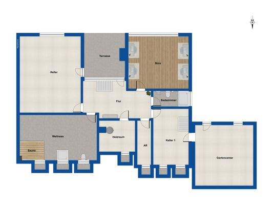 Grundriss Kellergeschoss