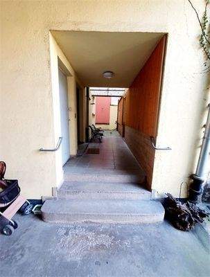 Eingang zu den Wohnungen