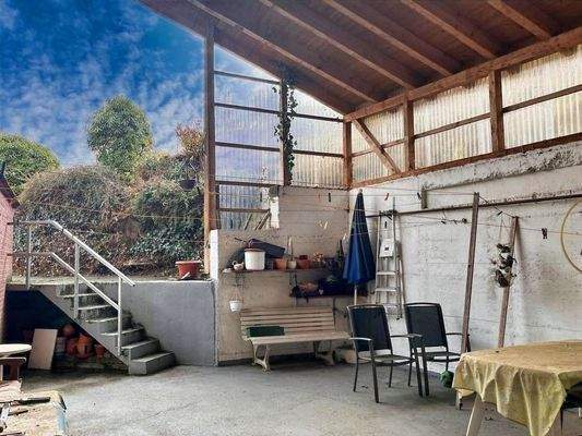 Überdachte Terrasse