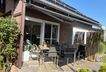 Terrasse hinter dem Haus