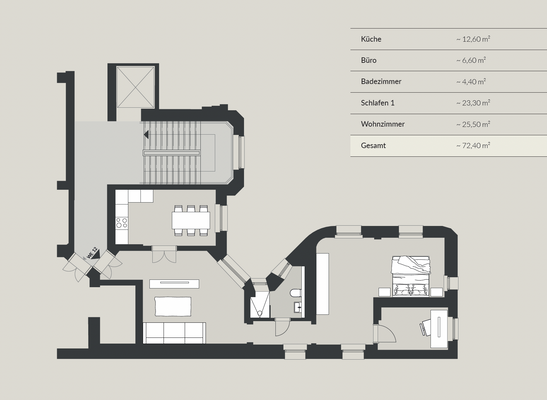 Grundriss WHG 4+8+12