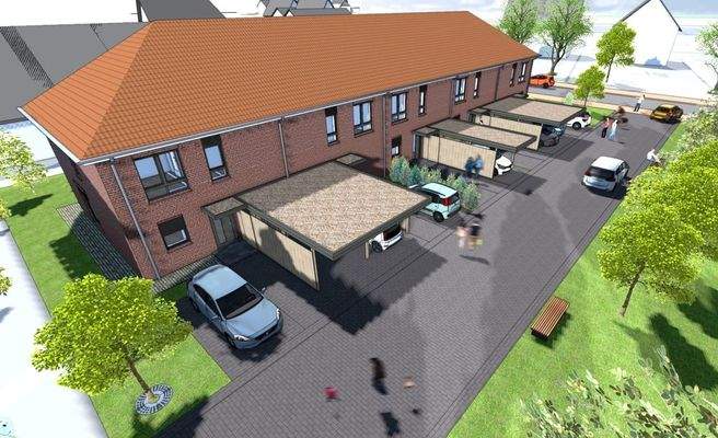 Carport mit Stellplatz