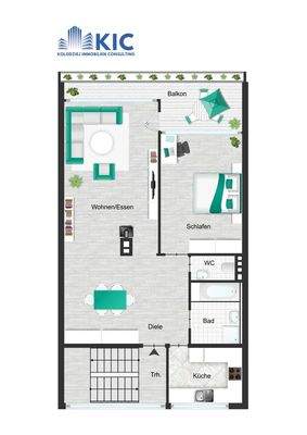 KIC Immobilien Grundriss