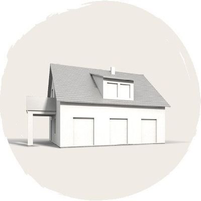 Home 10 Variante Satteldach und Balkon-Carportkombination als Beispiel