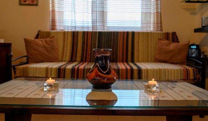 Südostkreta, Anatoli: Wohnung im ersten Stock mit Berg- und Meerblick zu verkaufen