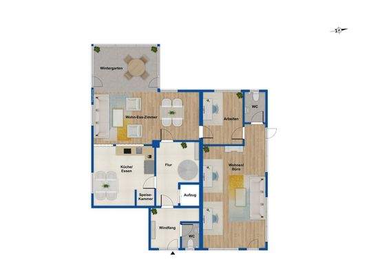 Grundriss Erdgeschoss