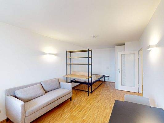 Wohn- und Schlafzimmer