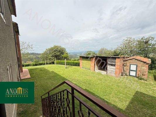 Blick vom Hauseingang