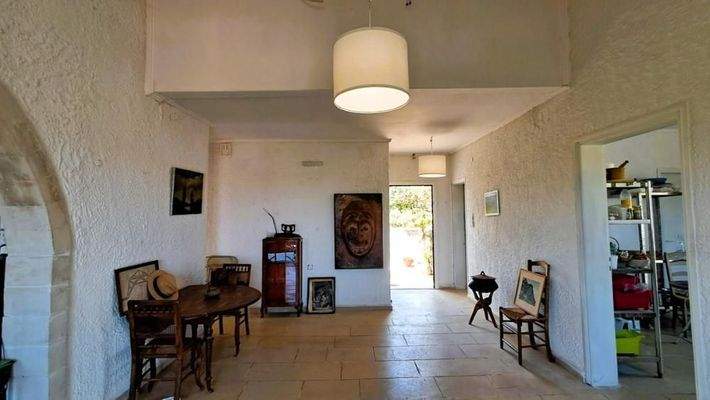 Kreta, Vamos: Geräumige Villa mit Meer- und Bergblick auf weitläufigem Grundstück