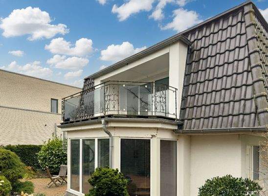 Rückwärtige Ansicht mit Blick zur Ostsee