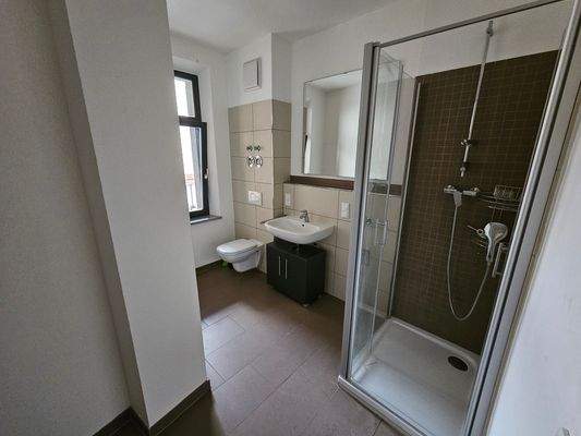 Modernes Tageslichtbad mit Dusche