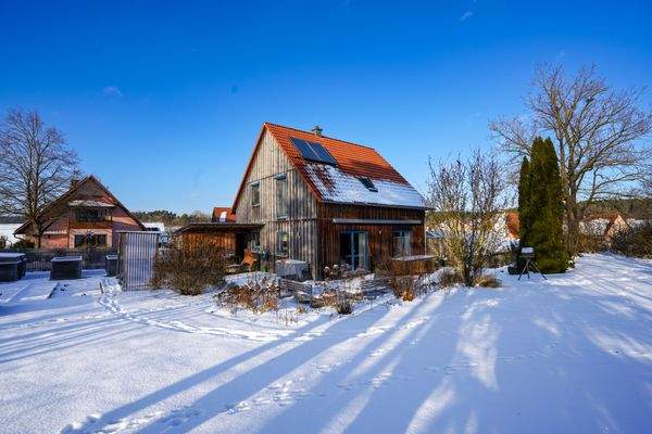 Gartenansicht des Hauses