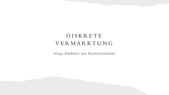 Diskrete Vermarktung