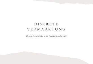 Diskrete Vermarktung