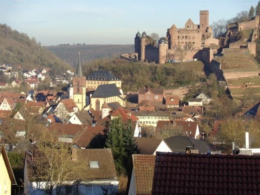 Blick vom Balkon