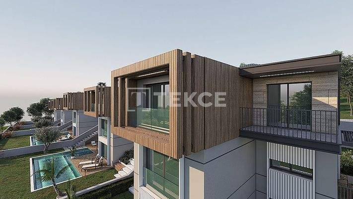 New Villas with Pools near the Beach in İzmir Güzelbahçe