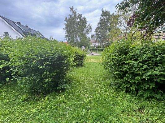 Zugang von der Gartenseite