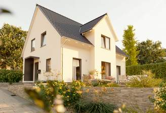 Einfamilienhaus Lichthaus 152 Ansicht Eingang Gart