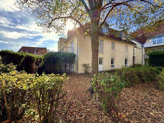 Blick in Richtung der Wohnung 