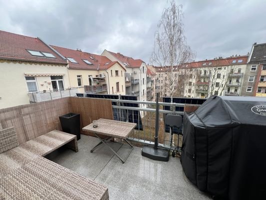 herrliche Dachterrasse