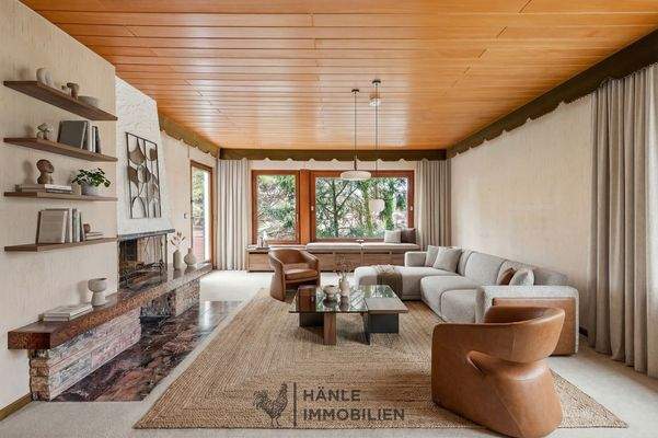 Wohnzimmer visualisiert