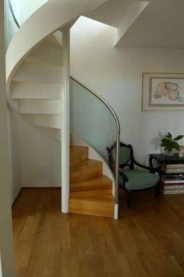 Elegante Wendeltreppe