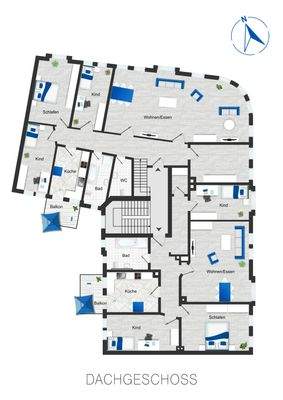 Grundriss Dachgeschoss