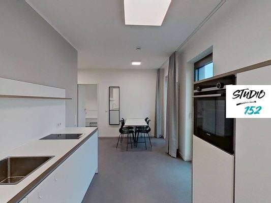 Ansicht III: Wohn- und Essbereich