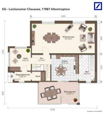 Grundriss Haupthaus EG