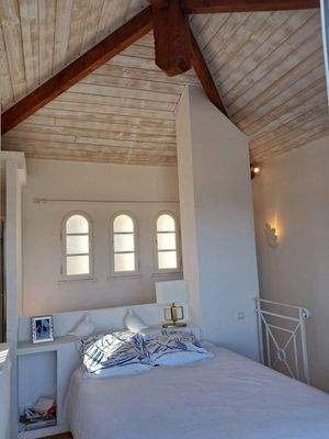 zimmer im turm, bad, terass