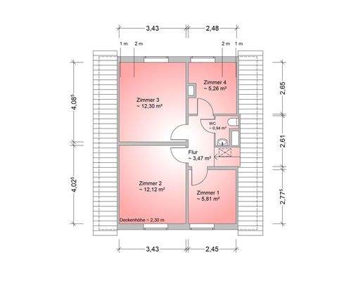 Grundriss Dachgeschoss