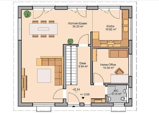 Grundriss Erdgeschoss