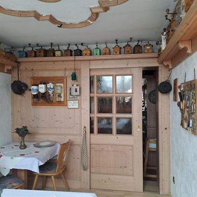 Eingangstür Nebenraum Restaurant