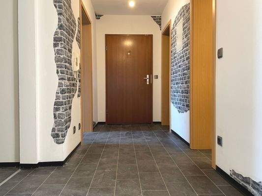 Flur - Richtung Ausgang fotografiert