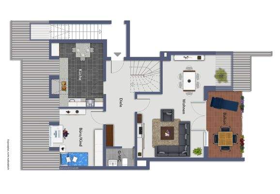 Grundriss Obergeschoss