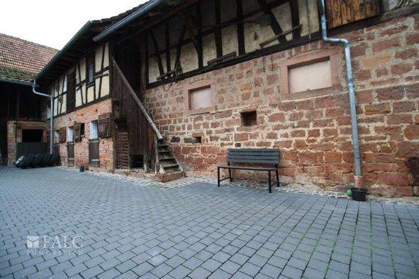 Zugang zum oberen Scheunenbereich