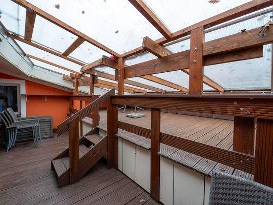 Dachterrasse Reihenendhaus OG