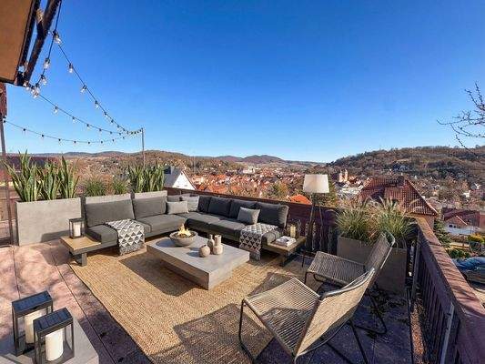 Einrichtungsbeispiel Balkon EG