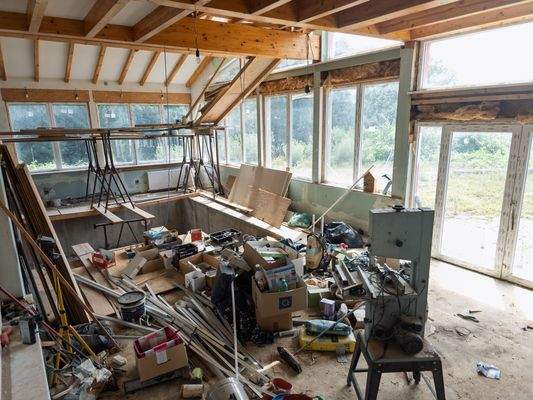 Schwimmbadanbau innen