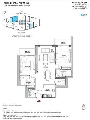 Luxury Apartments in Sobha Hartland II Project in Dubai Meydan