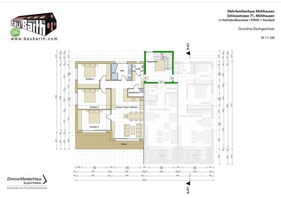 Grundriss Wohnung 3.1