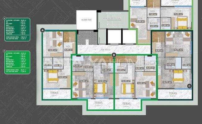 Elegant Flats with City and Nature Views in Alanya