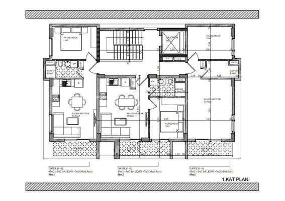 Luxury Sea View Flats with Communal Pool in Alanya Kestel