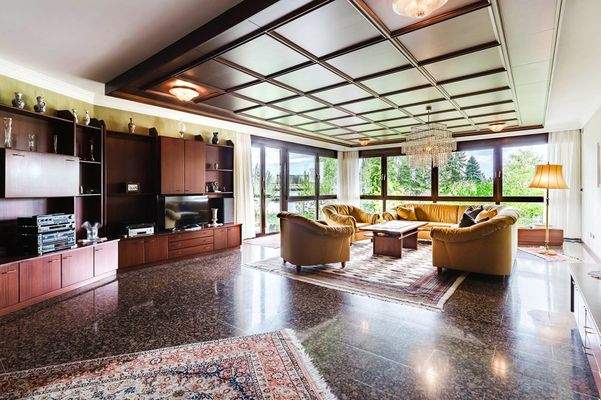 Der großzügige Wohnbereich 