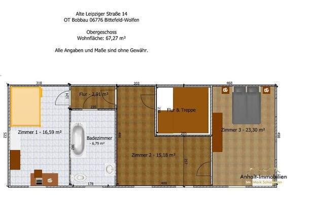 Grundriss Haus rechts - OG