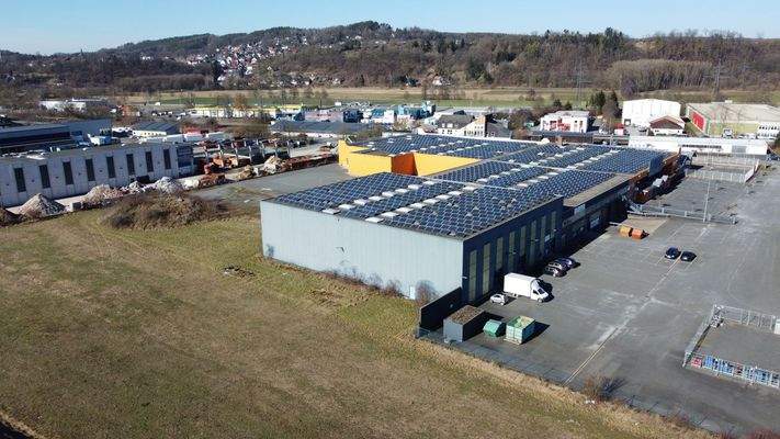 Luftbild Hochregallager