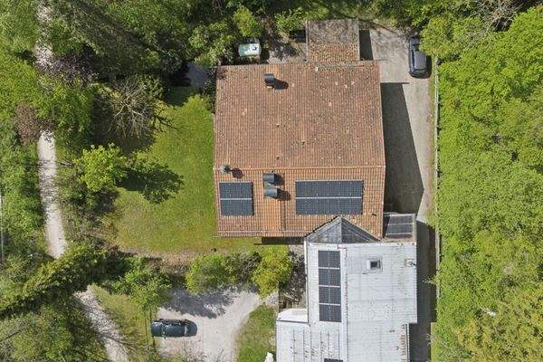 Luftansicht Grundstücke